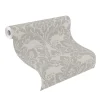 Vliestapete Barock grau silber 547320