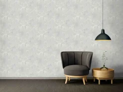 Vliestapete Barock grau weiß 37653-1