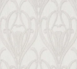 Vliestapete Barock Klassik creme-weiß Mata Hari 38091-3