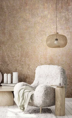 Vliestapete 34295 Barock Muster Braun Gold Marburg