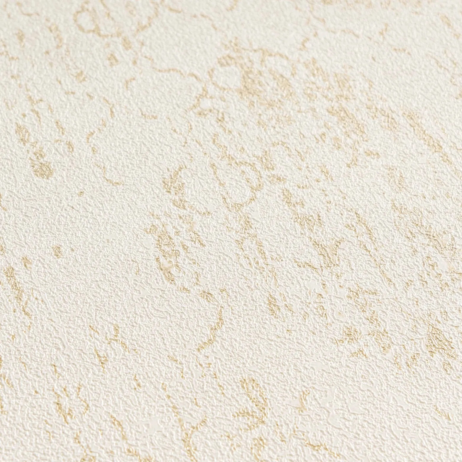 Vliestapete Barock Used-Look Creme Gold Metallic 78672-2