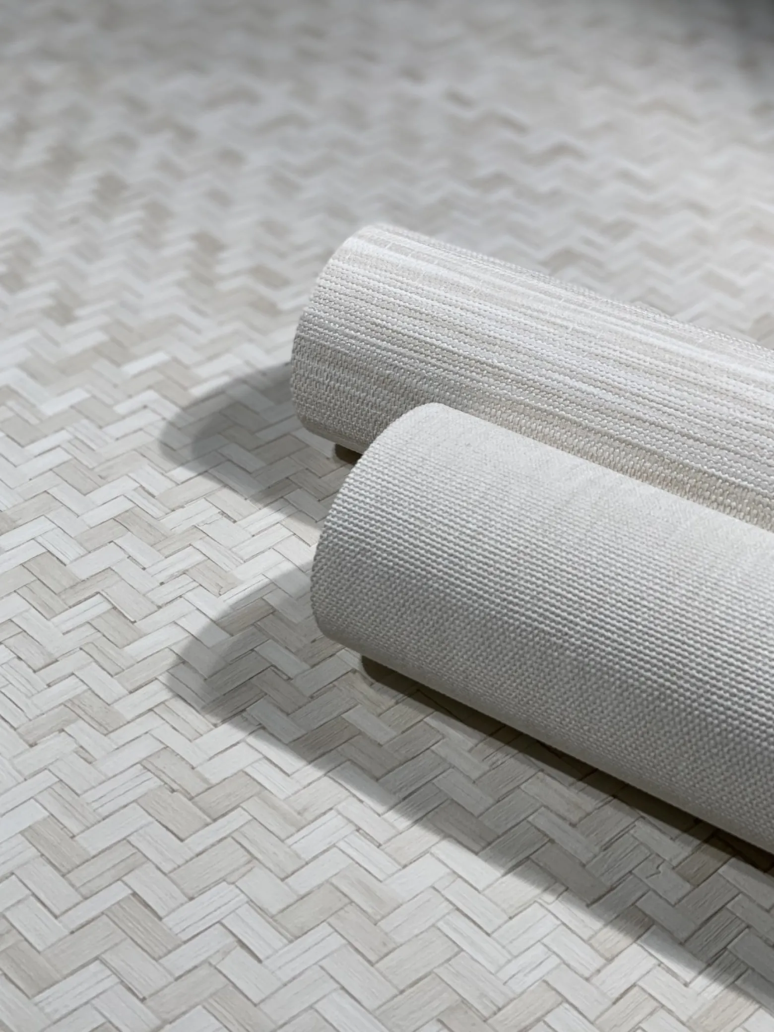 Vliestapete Bast Holz Rattan beige 33333