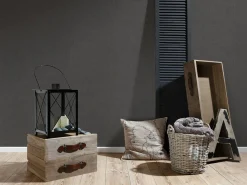 Vliestapete Bast-Optik Abstrakt taupe schwarz 37368-5