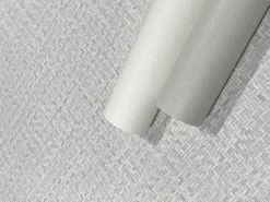 Vliestapete Bast Optik Holz Rattan Hellgrau 47480