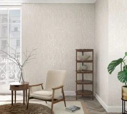 Vliestapete Beige Grau Blatt Muster Marburg 32973
