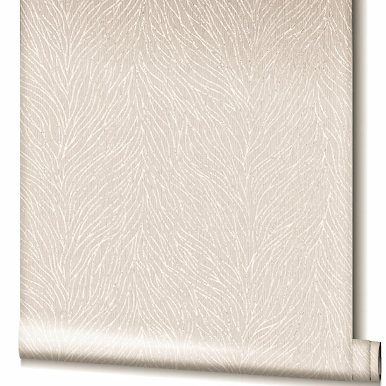 Vliestapete Beige Perlmutt Struktur Linien Marburg 58426