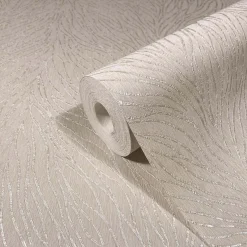 Vliestapete Beige Perlmutt Struktur Linien Marburg 58426