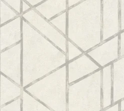 Vliestapete Beton Grafik cremeweiß grau Glanz 36928-5