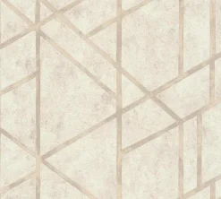 Vliestapete Beton Grafik cremegrau Glanz 36928-4