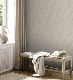 Vliestapete Beton Optik Braun Silber Metallic 38969-8