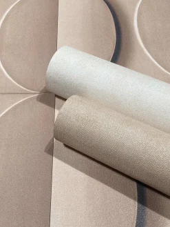 Vliestapete Betonoptik 3D Effekt Grafik Beige Braun 34490