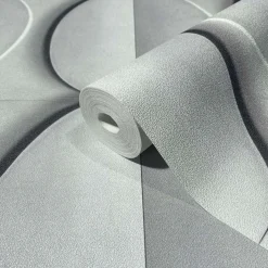 Vliestapete Betonoptik 3D Effekt Grafik Hellgrau 34489