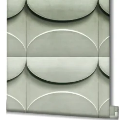 Vliestapete Betonoptik 3D Effekt Grafik Grün Grau 34488