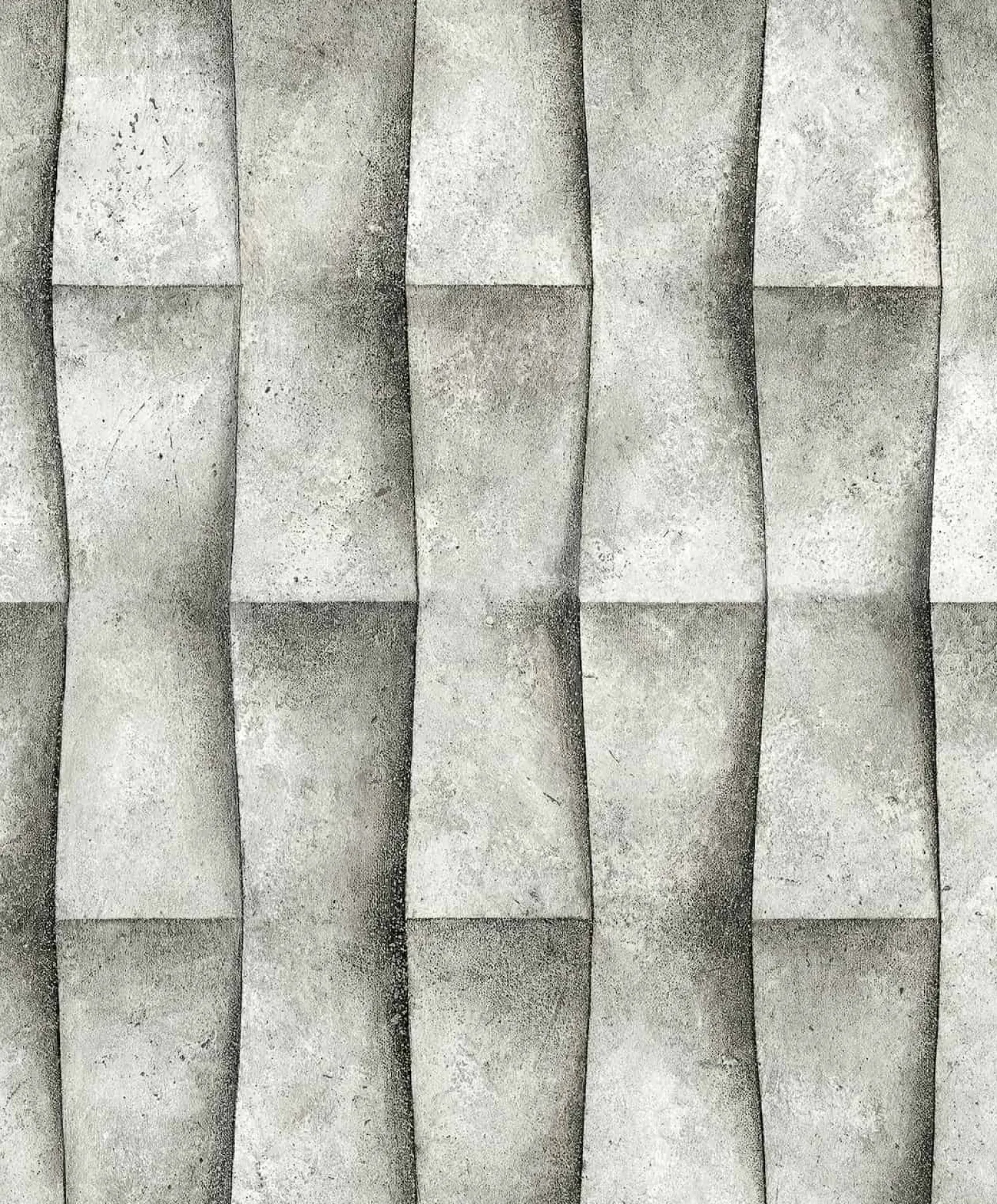 Vliestapete Betonoptik Grafik Grau Creme 81651