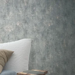 Vliestapete Beton-Optik Metallic grau alt-rosa 32614
