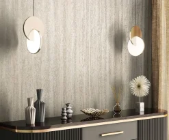 Vliestapete Betonoptik Used-Look Beige Metallic 82419