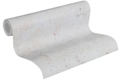 Vliestapete Beton-Optik Vintage grau rot 36911-6