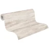 Vliestapete Beton Optik Weiß Beige Silber Metallic 39041-1