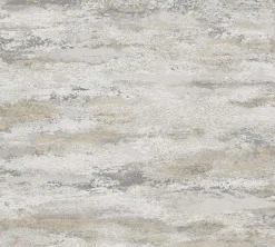 Vliestapete Beton Optik Weiß Grau Gold Metallic 39041-5