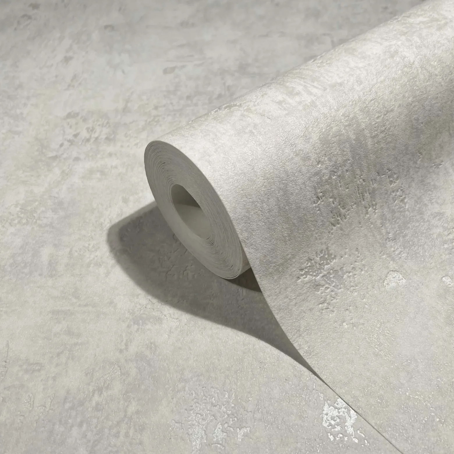 Vliestapete Beton Optik Weiß Grau Metallic 82369