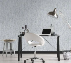 Vliestapete Beton-Optik weiß schwarz 36155-1