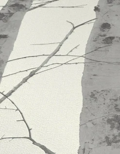 Vliestapete Birke Baum weiß grau Instawalls 5433-47