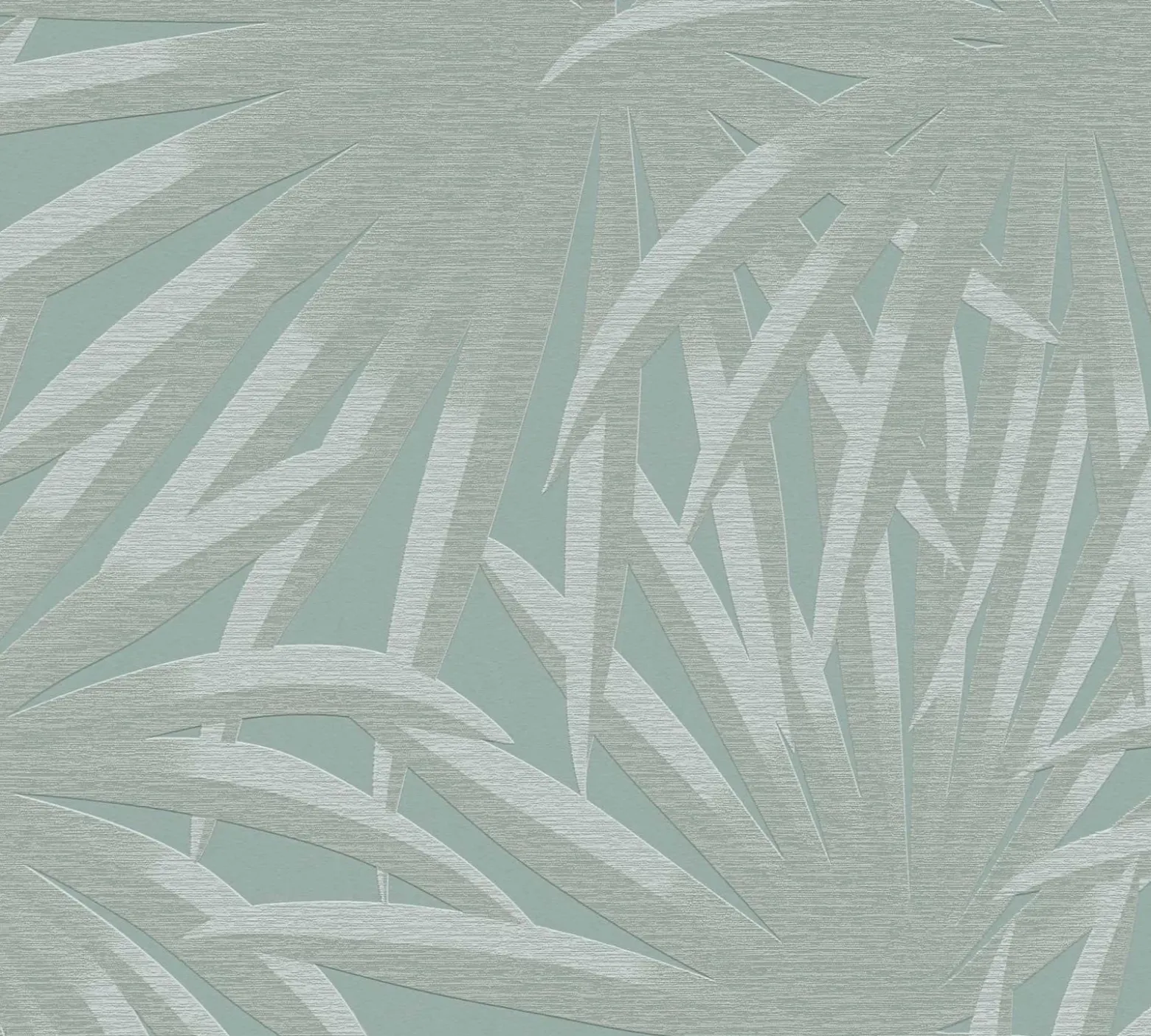 Vliestapete Blattmuster Dschungel Blau Grau 39338-4