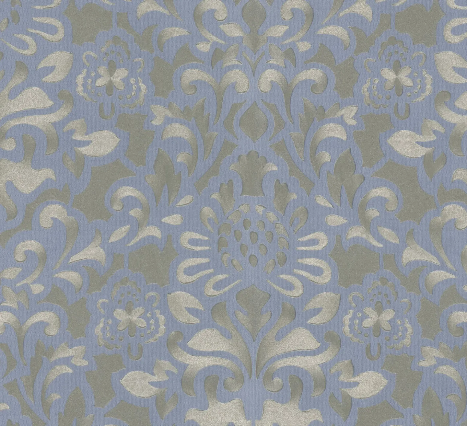 Vliestapete blau Opulence Blumen Marburg 56003