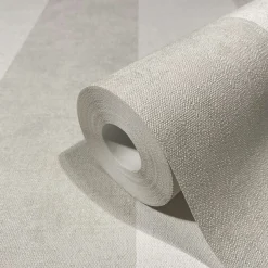 Vliestapete Block Streifen Beige Grau Creme Glitzer 34412