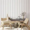 Vliestapete Block Streifen Grau Creme Glitzer 34409