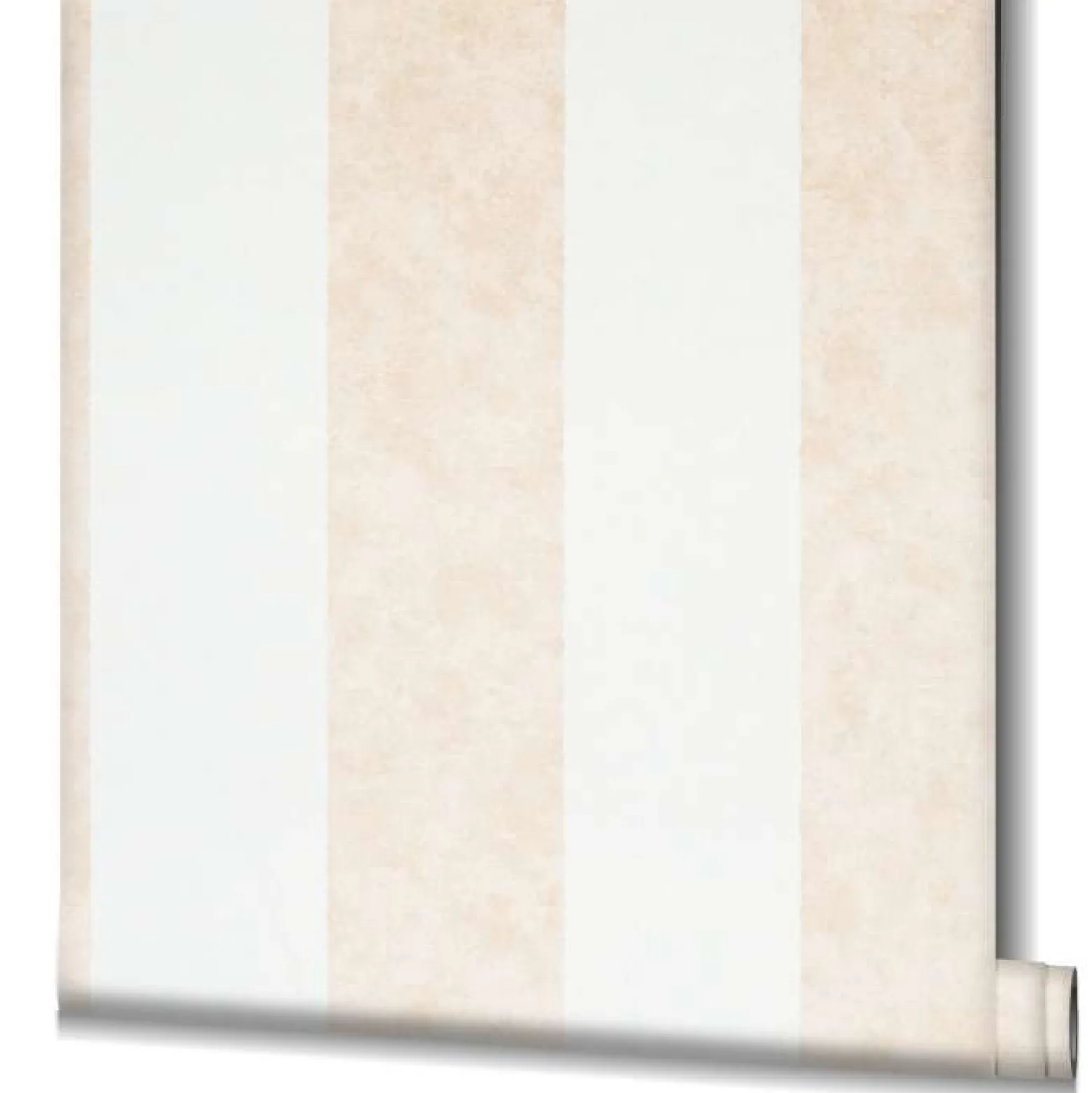 Vliestapete Block Streifen Weiß Apricot Glitzer 34407