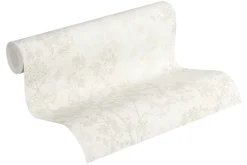 Vliestapete Blütenzweige creme grau beige 37397-2