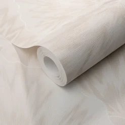 Vliestapete Blätter Abstrakt Creme Beige Metallic 10402-14