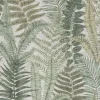 Vliestapete Blätter Aquarell Grau Grün 39347-4