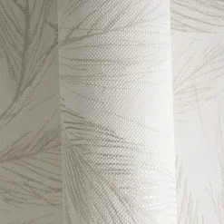 Vliestapete Blätter Beige Grau Silber Metallic 79096-2