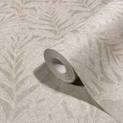 Vliestapete 34004 Blätter Beige Grau Marburg