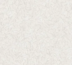 Vliestapete Blätter Betonoptik Creme Grau 38920-2
