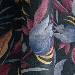 Vliestapete Blätter Blumen Floral Blau Rot 79062-3