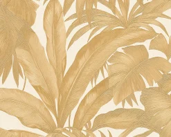Vliestapete Blätter creme gold Versace 96240-4