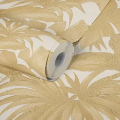 Vliestapete Blätter creme gold Versace 96240-4