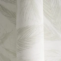 Vliestapete Blätter Creme Grün Silber Metallic 79096-1