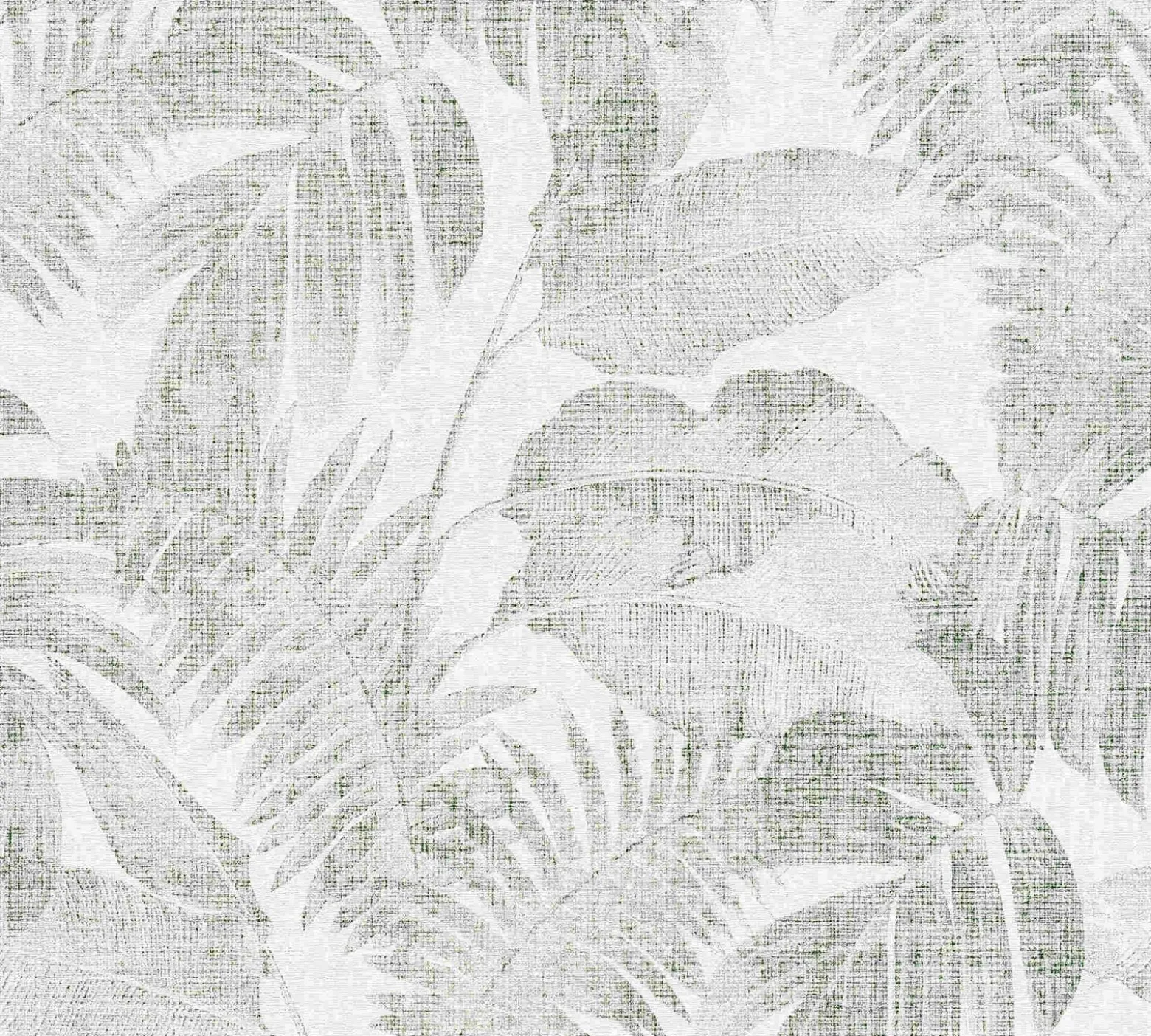 Vliestapete Blätter creme grün 37396-4