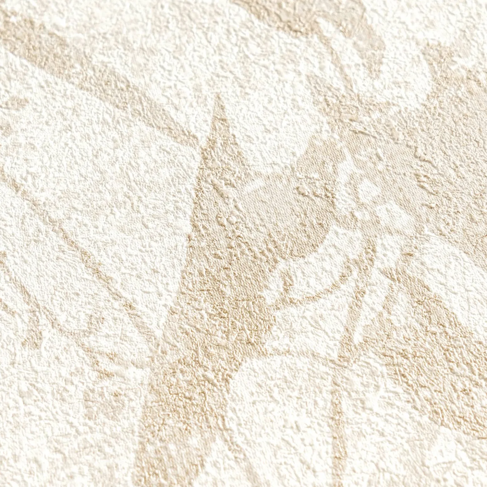 Vliestapete Blätter Dschungel Creme Beige Metallic 78203-2