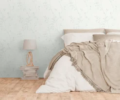 Vliestapete Blätter Floral Aquarell Creme Beige 39767-2