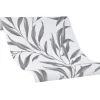 Vliestapete Blätter Floral grau-weiß silber Marburg 32201