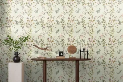 Vliestapete Blätter Floral Grün Braun 78212-1