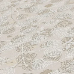 Vliestapete Blätter Floral Skandi Beige Weiß 39111-2