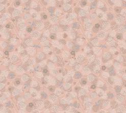 Vliestapete Blätter Floral Skandi Rosa Weiß 39111-3