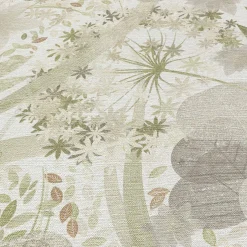 Vliestapete Blätter Floral Weiß Grün Braun 10506-35