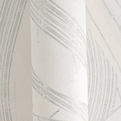 Vliestapete Blätter Grafisch Grau Silber Metallic 78655-5